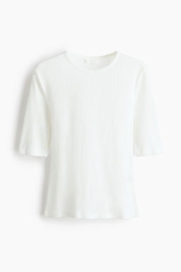 Camiseta en punto pointelle - H&m фото 2