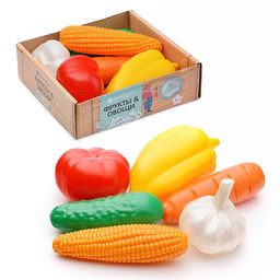 Набор "Овощи" 6 предметов в ящике