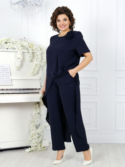 Платье Ninele 7431-Р темно-синий - Mira fashion фото 187