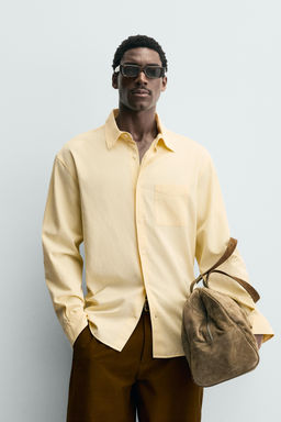 FLOWING SHIRT WITH POCKET - Zara фото 11