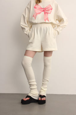 Шорты из футера укороченные - Mollis фото 3