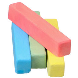 Цена за 8 шт. Мелки цветные школьные, набор 4 шт. «Тачки», прямоугольные