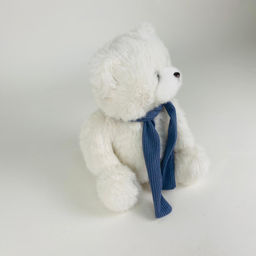 Мягкая игрушка Мишка белый в шарфе 25 см (арт. 1112/25) - Storyland фото 2