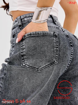 штаны джинсы баги (женские) - Bruno фото 2