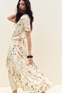 Vestido camisero con cintur?n de anudar - H&m фото 4