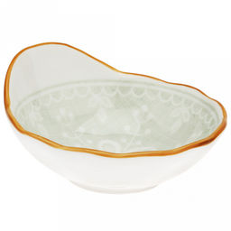 Оливия Салатник фарфоровый 150мл, 12,2х11х3,6см, с деколью, волнистый край, отводка (Китай) - Домашняя мода фото 2