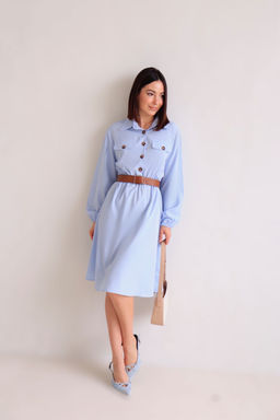 Martichelli Платье небесно-голубое