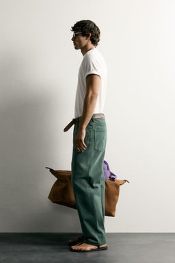 JEANS RELAXED FIT PLANCHADO / Botella - Zara фото 4