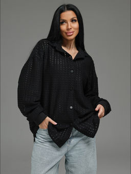 Стелла рубашка женская (шоколад) - Lovetex фото 10