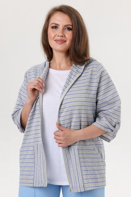 Жакет женский 4206/01/Серый, голубой - Rise фото 7