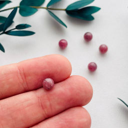 Бусины для украшений из Родонита (5 шт)