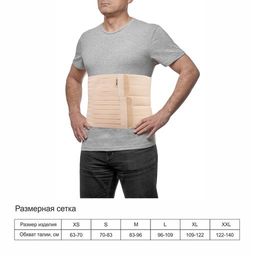 Бандаж послеоперационный с мягкой панелью (25см), 2 панели