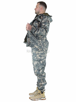 Удлиненный утепленный демисезонный костюм Forest trail Cifra для активного отдыха (горка на флисе) - Rax фото 7