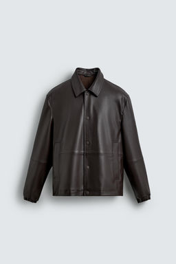 FAUX LEATHER JACKET