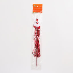 Дразнилка для кошек с бубенчиком Новогодний заяц, 30 см - Пижон фото 4