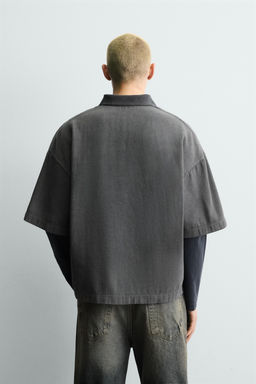 EMBROIDERED SLOGAN POLO SHIRT - Zara фото 3