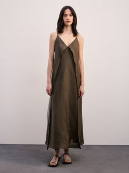 Платье макси на бретелях / Zarina  фото 4