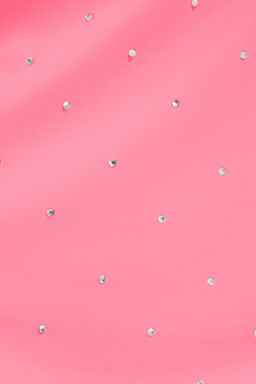 TRENDYOLMILLA Siyah Parlak Tas Baskl? Super Mini Elbise TPRAW25EL00192 фото 7