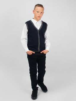 Джемпер-обманка для мальчика Соль&Перец уценка  фото 3