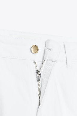 Z1975 HIGH-WAIST BELTED CULOTTES JEANS - Zara фото 10