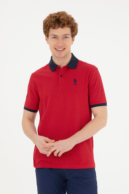 Мужская красная футболка - U.s. polo assn фото 3