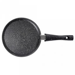 Ковш с тефлоновым покрытием 1,0л, д16см "Гранит", h7см, s0,4см, съемная ручка из термостойкого пластика (Россия)