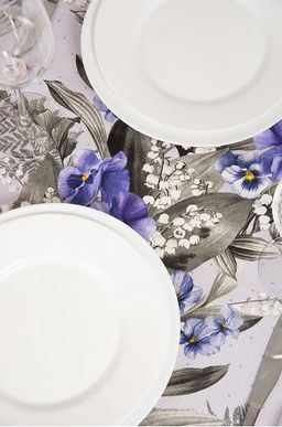 Дорожка на стол из рогожки 50x140 Happy Fox Home  фото 2