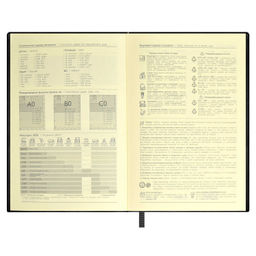 Ежедневник недатированный ESCALADA, А5, 160 л., арт. 63990/ 15 ПИКЕ ЧЁРНЫЙ фото 6