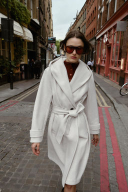 SOFT HOODED COAT