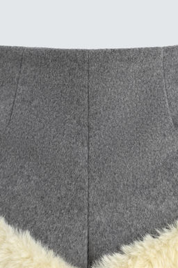 CONTRAST FAUX FUR SHORTS HARRY LAMBERT FOR ZARA X DISNEY