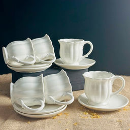 Чайный набор 12пр. 240мл в под.уп.Фарфор арт.235-102 /LENARDI/