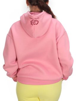 7002-4 PINK Худи женское на флисе