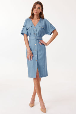 Платье LYUSHe 4129 голубой