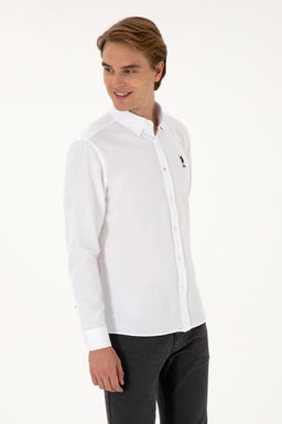 Erkek Beyaz Uzun Kollu Basic G_mlek Sepette S_rpriz _ndirim - U.s. polo assn фото 10