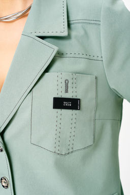 Костюм Aira Style 24139 серо-зеленый