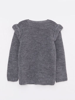 V Yaka Uzun Kollu Basic K?z Bebek Triko H?rka - Waikiki фото 2