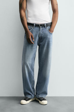 JEANS LOOSE FIT / Azul medio - Zara фото 11