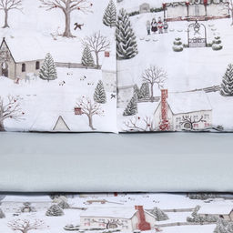 Постельное бельё дуэт Этель Winter countryside, поплин