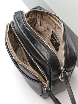 LACCOMA сумка НИ20955-черный натуральная кожа хлопок