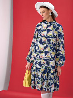 Платье с объемными рукавами OD-279-3