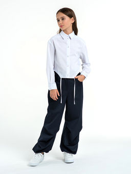 Школьные брюки для девочки Mooriposh, модель 0447