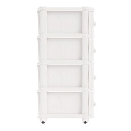 Комод 4-х секционный белый М5507