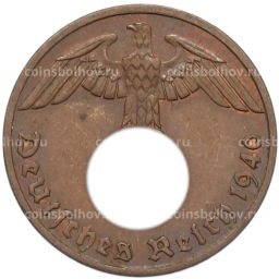Монета 1 рейхспфенниг 1940 года A Германия