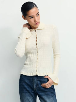 Приталенный кардиган с вискозой в составе / Zarina