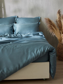 Пододеяльник 1.5-спальный SL Home Tencel, 180×220 см, тенсель, серо-голубой