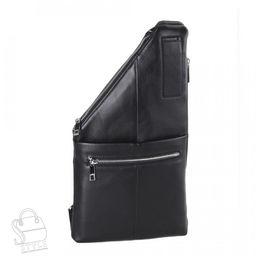 Рюкзак мужской кожаный 2096BSH black Heanbag в Новосибирске