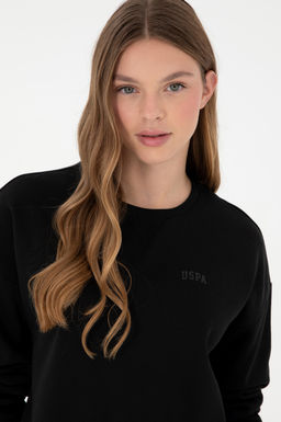 Женский черный базовый свитшот Неожиданная скидка в корзине - U.s. polo assn фото 2