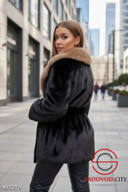 Шуба женская из искусственного меха