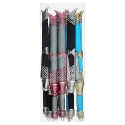 Цена за 12 шт. Ручка - прикол гелевая Кинжал, МИКС - Calligrata фото 6