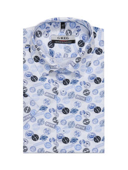 Сорочка мужская короткий рукав GREG 123/207/0300/Z/1p